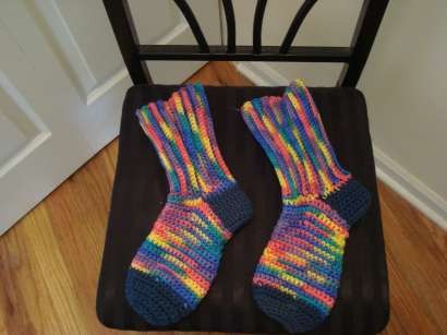 Crocheted Socks, photo 1