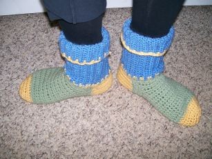 Crocheted Socks, photo 3